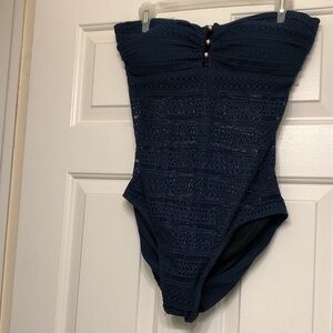 Ralph Lauren Blue Label Navy One Piece Swimsuit